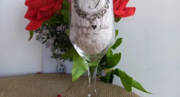 Taça de Champanhe Personalizada
