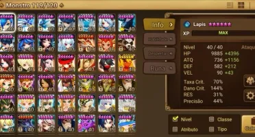 CONTA SUMMONERS WAR