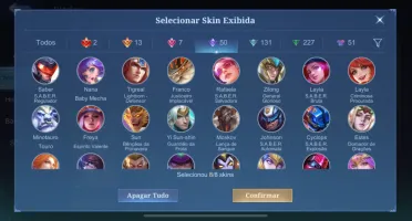 CONTA 481 SKINS 1150 diamantes
