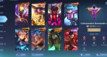 Conta Mobile Legends 2 Legends 2 Collector