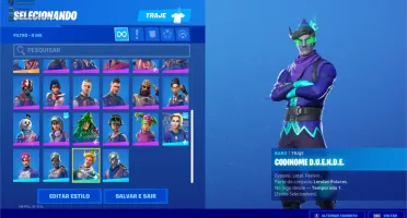 Conta Fortnite com Cavaleiro Negro + Duende+ Salve o mundo
