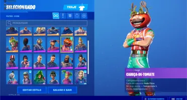 Conta Fortnite com Cavaleiro Negro + Duende+ Salve o mundo