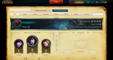 CONTA UNRANKED LV30 / 31 CHAMPS / 3 SKINS / BORDA PRATA