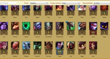 Conta League of Legends (79 campeões + DJ Sona)
