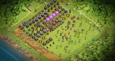 Vila em Clash of Clans CV 10 FULL + 17.000 GEMAS