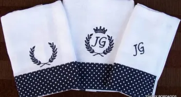 Kit com 3 Fraldas de Boca Personalizadas