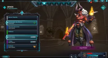 Conta paladins Jenos Devorador de Almas, lvl198 e +skins