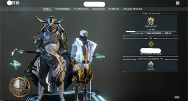 Conta de Warframe MR30 de 7 anos e clan nivel 10