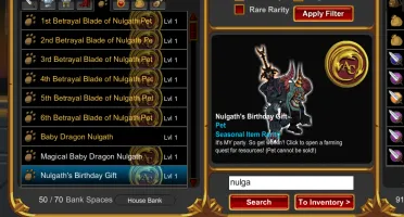 Conta AQW 2024 lvl 100; 2 Chests; Hardfarms