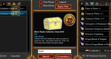 Conta AQW 2024 lvl 100; 2 Chests; Hardfarms