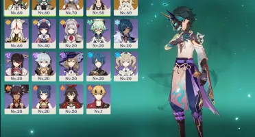 Xiao, jean c1, shenhe Ar40