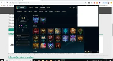 CONTA GOLD 4 TODOS OS CAMPEÕES 190 SKINS