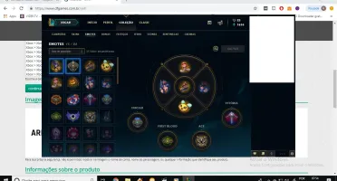 CONTA GOLD 4 TODOS OS CAMPEÕES 190 SKINS