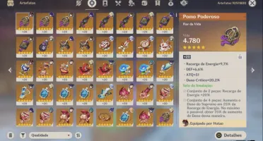 Raiden+Zhongli+Wanderer+Bis+ Lyney+Hutao+Ayato+Outros T5