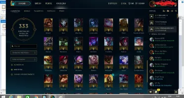 conta platina de league of legends