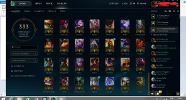 conta platina de league of legends