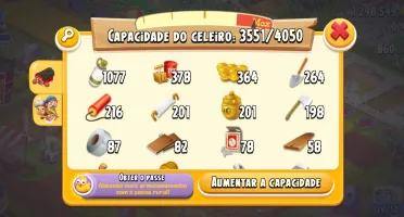 Fazenda Hayday Nivel 74 - Celeiro 4000 / Silo 3000
