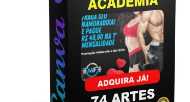 Pack Canva Academia Vol 2 - 74 Artes Editáveis