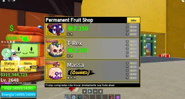 Conta Blox Fruits mais de 20k de robux gastos