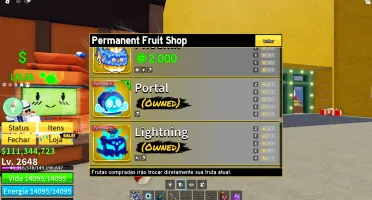 Conta Blox Fruits mais de 20k de robux gastos