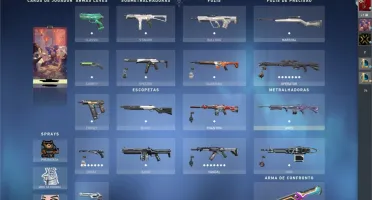 Conta valorant com 3 skins de faca e skins de armas + ouro 2