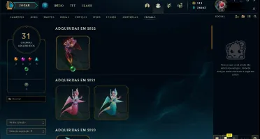 Conta LOL - 200+ skins - GOLD
