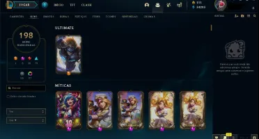 Conta LOL - 200+ skins - GOLD