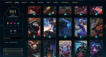 Conta LOL - 200+ skins - GOLD