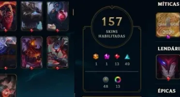 CONTA LOL 431 EX DIMA, DIVERSAS SKINS