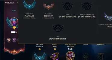 Platina 3 com 90 Champs e 68 Skins