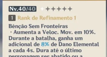 genshin impact - mona 5 estrelas + arma 5 estrelas