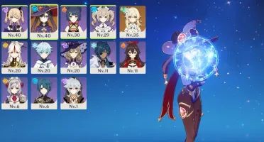 genshin impact - mona 5 estrelas + arma 5 estrelas