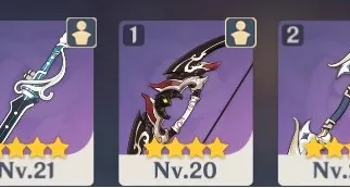 genshin impact - mona 5 estrelas + arma 5 estrelas