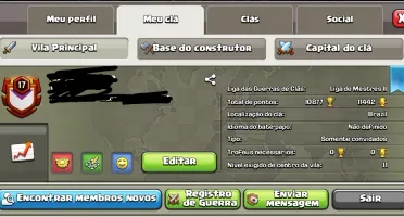 CV14 Full + Clã nível 17