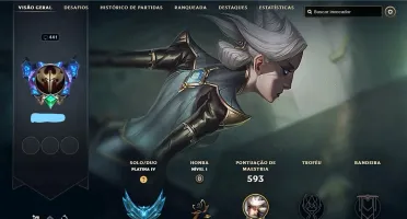 Conta League of Legends/ Platina com muitas skins!