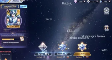 SAINT SEIYA AWAKENING -INICIANTES COM GEMAS AVANÇADAS