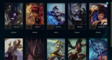 Conta lol level 30 unranked