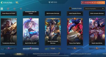 Conta Wild Rift com 10 lendárias