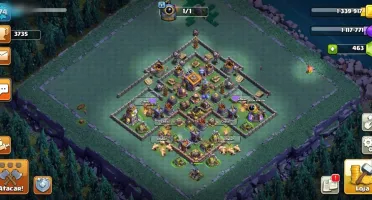 CLASH OF CLANS CV13. CAMPEÃ FULL, TROPAS FULL