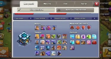CLASH OF CLANS CV13. CAMPEÃ FULL, TROPAS FULL