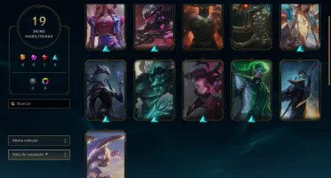 Unranked com 50 Champs e 19 Skins +2 Fragmentos