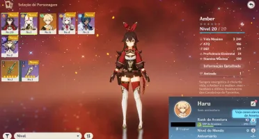Conta Genshin Impact com Lança de Jade Primitiva AR10