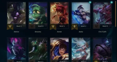 conta lol level 30 unranked