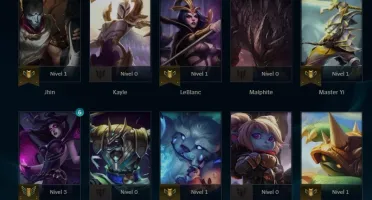 conta lol level 30 unranked