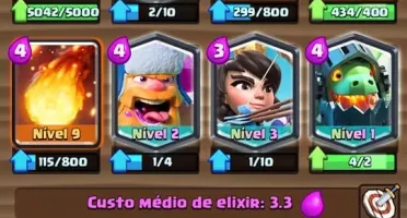 conta clash royale levle 12 ( varias cartas full )