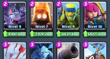 conta clash royale levle 12 ( varias cartas full )