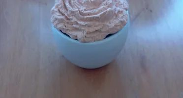 Bowl Azul com Tampa de Flor Peônia em Cimento