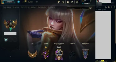 Conta LOL Excelente Reputação e Lotado de Skins