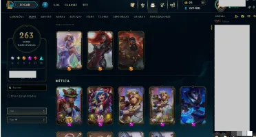 Conta LOL Excelente Reputação e Lotado de Skins
