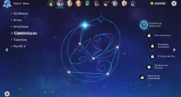 Conta Genshin Impact, AR 37, Xiao, Mona C1